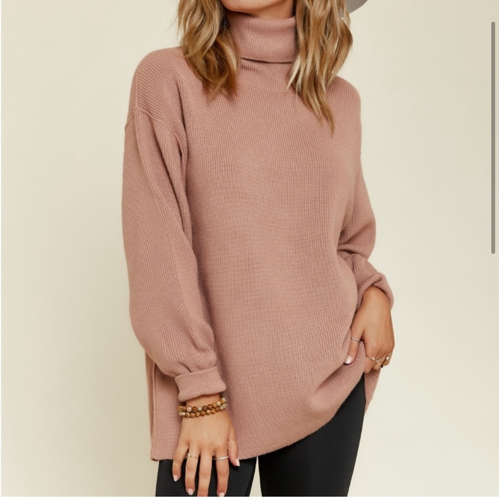 Free People Softly Structured Tunic in Dusty Mauve